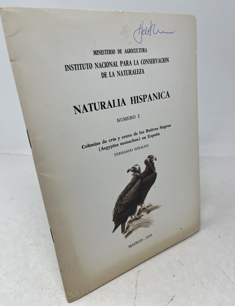 Item #39057 NATURALIA HISPANICA. Numero 2. Colonias de cria y censo de los Buitres Negros en Espana. Fernando Hiraldo.