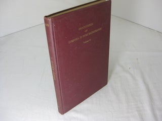 Item #5651 Lattice Theory Proceedings of Symposia in Pure Mathematics Vol. II. American...