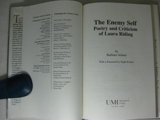 The Enemy Self: Poetry and Criticism of Laura Riding.