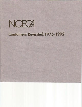 Item #7170 NCECA, Containers Revisited: 1975-1992, The National Council on Education for the...