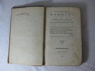 Historical Memoirs of Stephanie Louise de Bourbon Conti