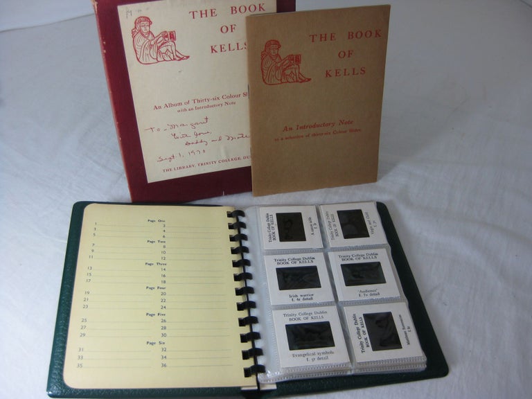 Item #CE226504 THE BOOK OF KELLS. An album of thirty-six colour slides with an Introductory Note. William O Sullivan.