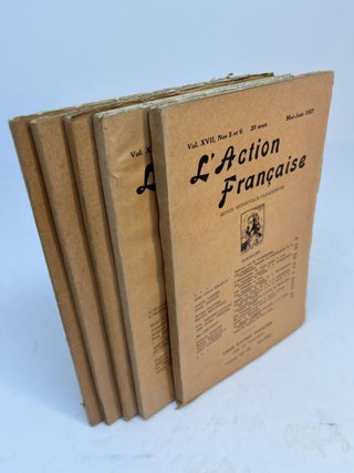 Item #CE227353 L ACTION FRANCAISE; Revue Mensuelle Canadienne: Vol. XVII, Nos.1,2,3,4,5/6; 6...
