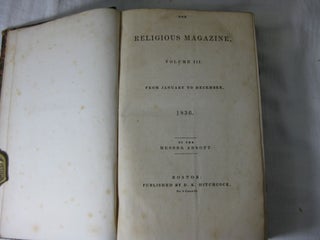 THE RELIGIOUS MAGAZINE, Volume III; from January to December, 1836.