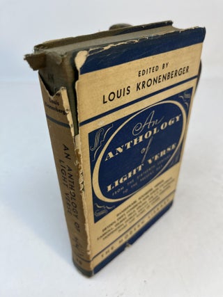 Item #CE233043 AN ANTHOLOGY OF LIGHT VERSE. Louis Kronenberger