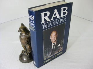 Item #CE233221 RAB; The Life of R. A. Butler. Anthony Howard